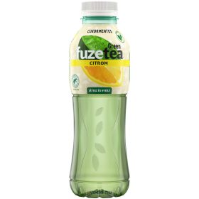   Fuzetea Green Zero 0,5L Citrom Ízű Cukor és Szénsavmentes Üdítőital (DRS)