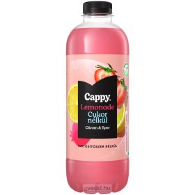   Cappy Lemonade 1,25L Zero Eper Ízű Szénsavmentes Üdítőital (DRS)*