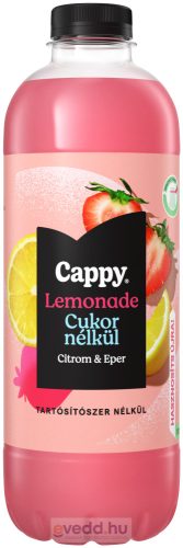 Cappy Lemonade 1,25L Zero Eper Ízű Szénsavmentes Üdítőital (DRS)*