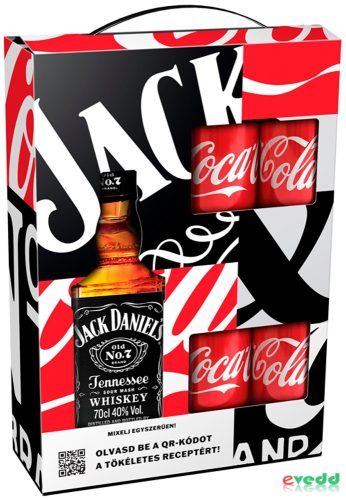 Jack Daniel's 0,7L + 4*Coca Cola 0,33L