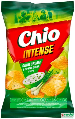 Chio Chips Intense 55Gr Sour Cream&Spring Onion