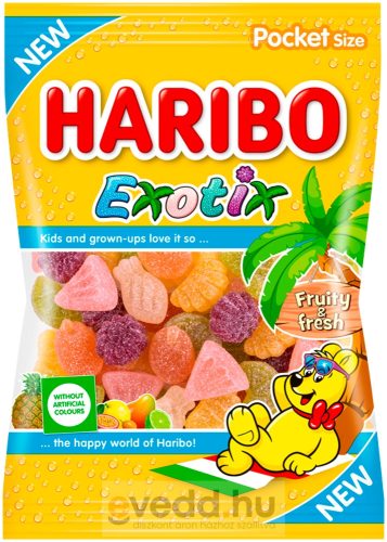 Haribo Exotic Gumicukor 100Gr