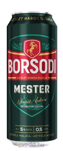 Borsodi Mester 5% 0,5L Dobozos Sör (DRS)*