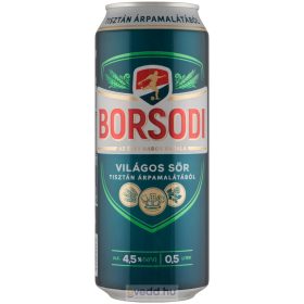 Borsodi 0,5L Dobozos Sör (DRS)*