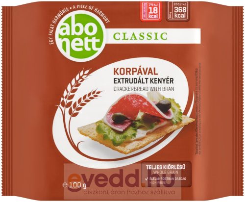 Abonett 100Gr Extrudált Kenyér Korpával
