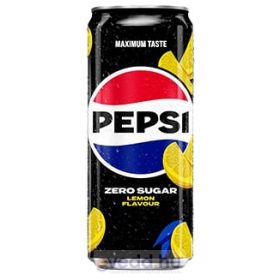Pepsi Zero 0,33L Lemon Ízű Szénsavas Üdítőital (DRS)*