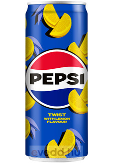 Pepsi Twist Lemon 0,33L Szénsavas Üdítőital (DRS)*