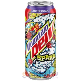   Mountain Dew Spark 0,5L Citrus és Málna Ízű Dobozos Üdítőital (DRS)*