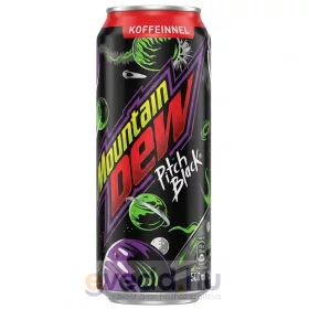   Mountain Dew Pitch Black 0,5L Citrus és Szőlő Ízű Dobozos Üdítőital (DRS)*