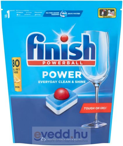 Finish All in One Mosogatógép Tabletta 80Db Lemon