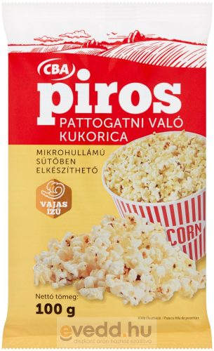 Cba Micro Popcorn 100Gr Vajas