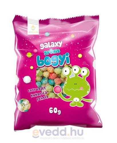 ANI Galaxy Gyümibogyi 60Gr Gyümölcs Ízű Extrudált Kukorica