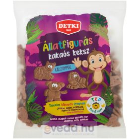 Detki Kakaós Háztartási Keksz 160Gr Állatfigurás