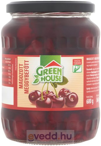 GreenHouse 720Ml Magozott Meggybefőtt