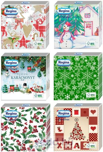 Regina Karácsonyi Szalvéta 15Db 3Rétegű