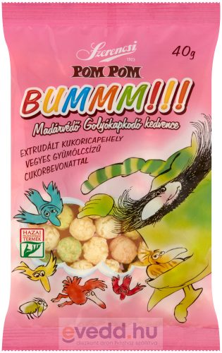 Szerencsi 40Gr Pom Pom Bummm! Gyümölcsös Kukoricapehely