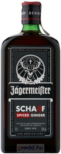 Jagermaister Scharf 0,7L Keserű Likőr 33% (DRS)*