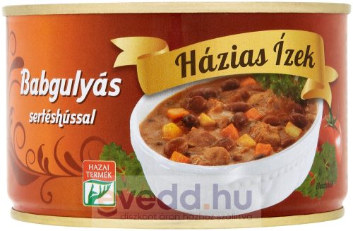 Házias Ízek 400G Babgulyás Füstölt Sertéshússal