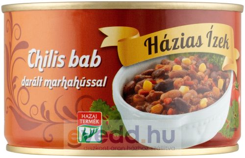 Házias Ízek 400Gr Chilis Bab Marhahússal
