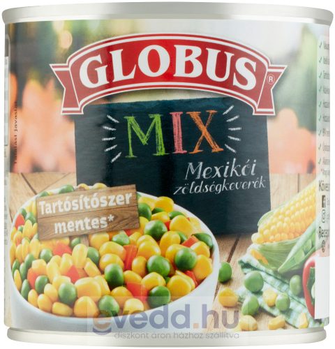 Globus 300/280Gr Mexikói Zöldségkeverék