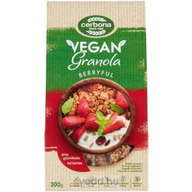 Cerbona Vegán Granola 300Gr Piros Gyümölcsös