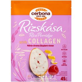 Cerbona Kollagénes Rizskása 45Gr Málna-Citrom