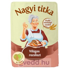 Nagyi Titka 1Kg Világos Rozsliszt