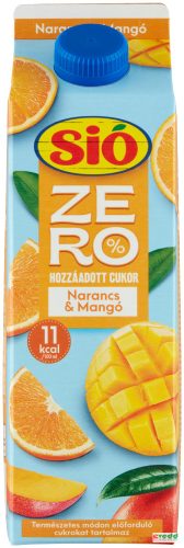 Sió Zero 1L Narancs-Mangó