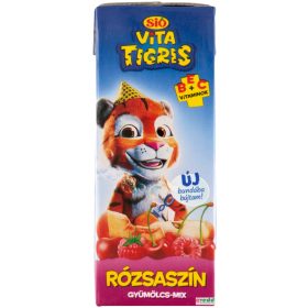   Sió Vitatigris Gyümölcsital 0,2L Rózsaszín Gyümölcsmix 20%