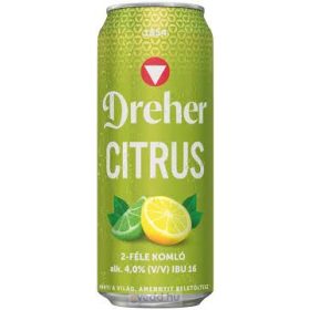 Dreher Citrus 0,5L Dobozos Sör 4,0% (DRS)*
