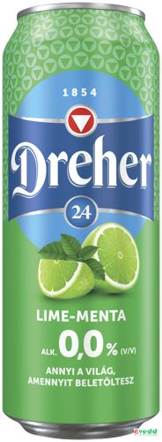 Dreher 24 sör Lime-Menta 0,5L Doboz