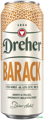 Dreher Barack sör 4% 0,5L Doboz 