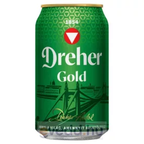 Dreher Gold 0,33L Dobozos Sör (DRS)*