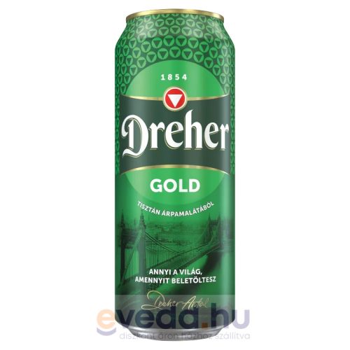 Dreher Gold 0,5L Dobozos Sör (DRS)*