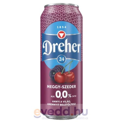 Dreher 24 Alkoholmentes Sör 0,5L Meggy-Szeder (DRS)