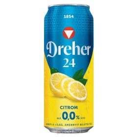 Dreher 24 Alkoholmentes Sör 0,5L Citrom (DRS)*