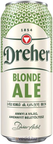 Dreher Blonde Ale 05L Dobozos Sör