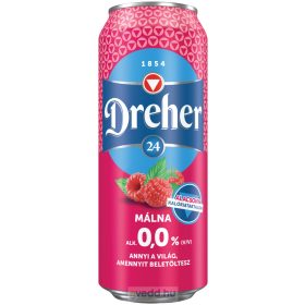   Dreher 24 0,5L Málna Ízű Alkoholmentes Dobozos Sör (DRS)*