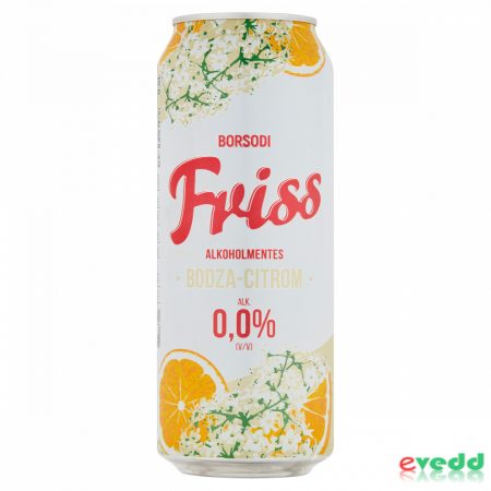 Borsodi Friss 0,5L Bodza-Citrom 0,0%
