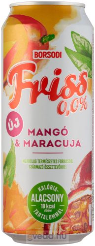 Borsodi Friss Dobozos Sör 0,5L Mango&Maracuja