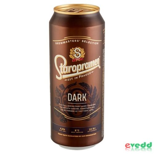 Staropramen Dark sör 0,5L Doboz