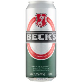 Beck's 0,5L Dobozos Sör (DRS)*