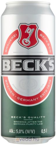 Beck's 0,5L Dobozos Sör (DRS)*