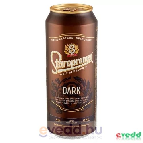 Staropramen Dark 0,5L Dobozos Sör (DRS)*