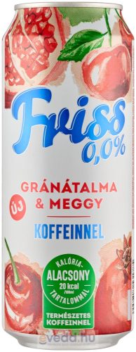 Borsodi Friss 0,0% 0,5L Gránátalma-Meggy Ízű Alkoholmentes Sör (DRS)*