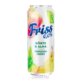   Borsodi Friss 0,5L Körte-Alma Ízű Alkoholmentes Dobzos Sör (DRS)*