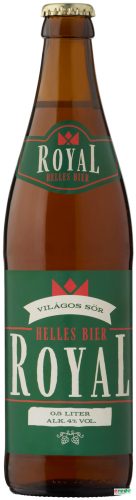 Royal Helles Világos sör 4% 0,5L Palack