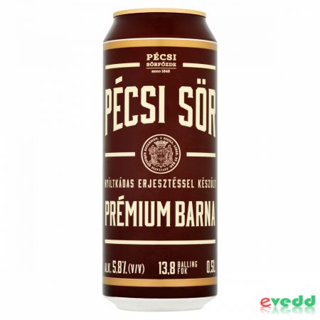 Pécsi Prémium Barna 0,5 lit. Dob