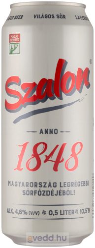 Pécsi Szalon 0,5L 4,6% Dobozos Sör (DRS)*