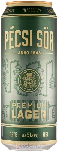 Pécsi Prémium Lager 0,5L Dobozos Sör (DRS)*